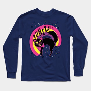 Cat Screams Long Sleeve T-Shirt